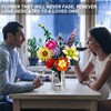 Flower Bouquet Building Set, 861PCS Unique DIY Plant Bouquet, Elegant