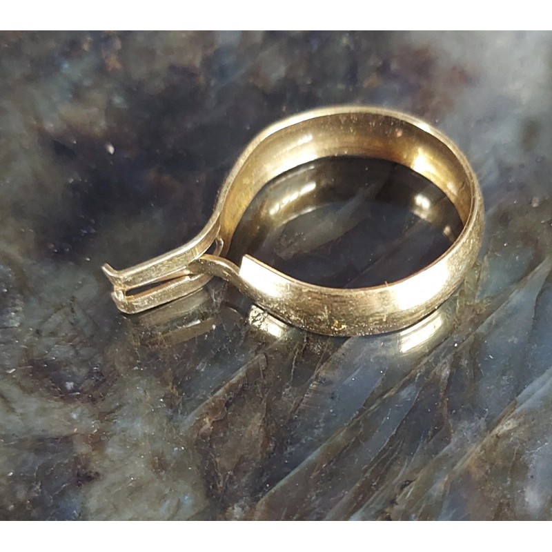Kirsch Vintage Kirsch 1" Brass Clip-On Cafe Curtain Rings No.
