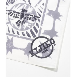 Kijiko ke910. Vintage Western Bandana White