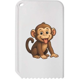 Azeeda 'Cheeky Monkey' Plastic Ice Scraper (IC00045648)