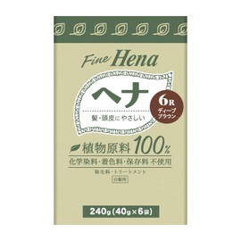 Tenstahenna Fine Henna DEB 1.4 oz (40 g) x 6 Packs