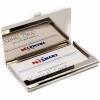 Stephanie Imports Slim Business Card Holder (Silver Reflective)