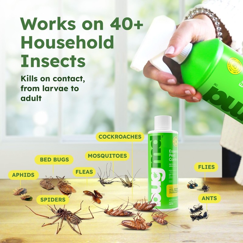 BugMD Ant Killer & Bug Spray Concentrate - Indoor Cockroach