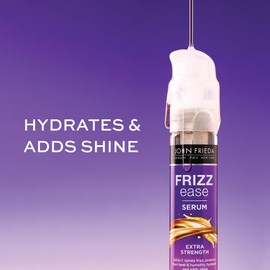 John Frieda John Frieda Frizz Ease Extra Strength Hair Serum, Instantly Smooths for Healthy, Hydrated, Frizz-Free Hair, for Thick and Coarse Hair, with Argan + Coconut Oil for Heat Protection, 1.69 Oz, Pack of 2