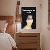 Generic Welcome to My Crib Duck Flag Funny Tapestries 2x3FT