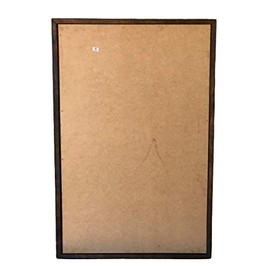 Virgen Dolorosa Imagen Cuadro Rustico De Madera 36"x24", Our Lady of Sorrows Wooden Rustic Frame, New