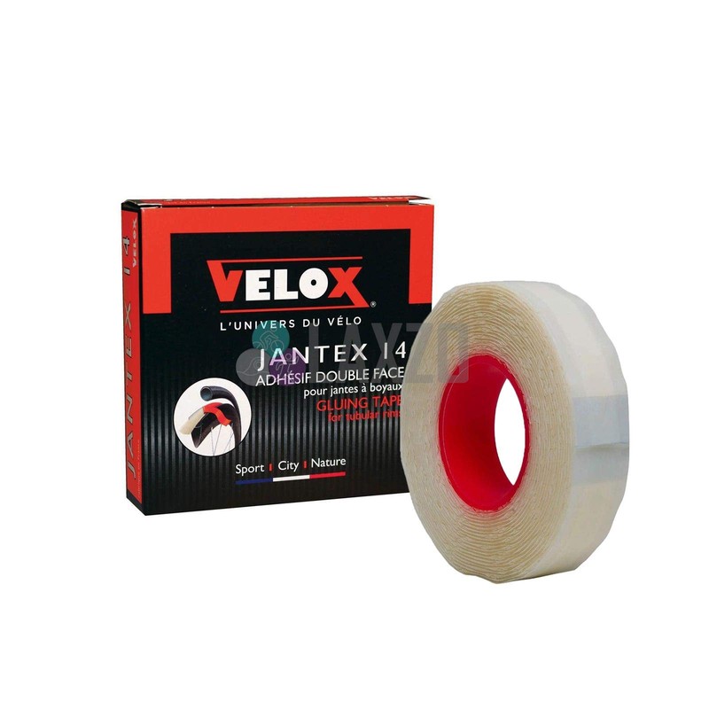 Velox Jantex 14 Double Sided Carbon Rim Tubular Tape, Transparent,