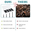 Drywall Screws Assortment Kit - 170 Pcs Black Wood Screws