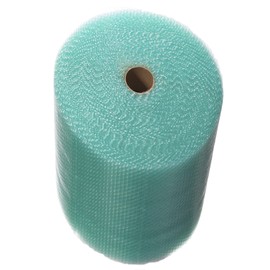 Bubblefast! 1 Roll of 150' x 24" Small (3/16") Green Bubble Cushioning Wrap made from Recycled Materials 300 sq ft total