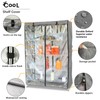 okcool Waterproof Shelf Cover,600D Heavy Duty Wire Shelving Unit Cover,Shelf