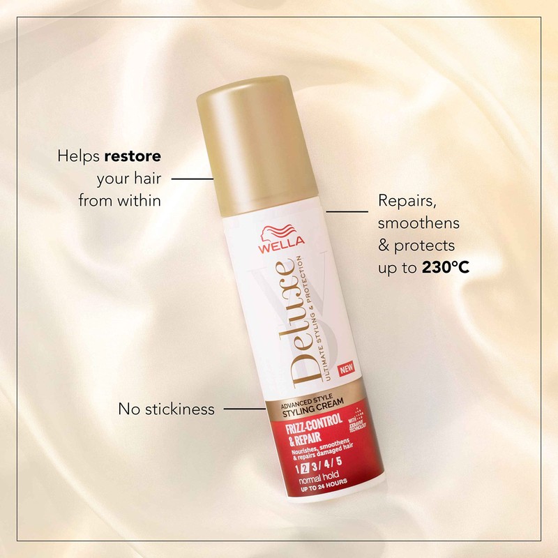 Wella Deluxe Frizz Control & Repair Styling Cream, 100ml