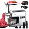 Electric Meat Grinder,3000W Max Stainless Steel Meat Mincer with 2
