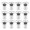 LIHAO Suspenders Clips, 12 Pcs 1.0 inches (25 mm), Silper