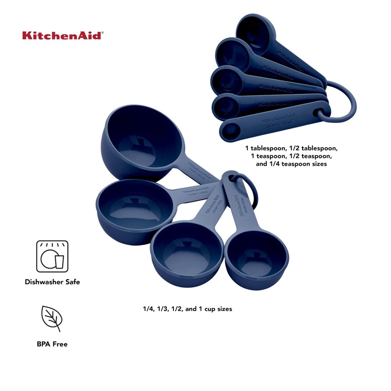 KitchenAid Universal Easy To Read Measuring Cup and Spoon Set