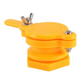Hsthe Sea 4pcs Honey Gate Valves For Extractor, Durable Honey, Extractor Equipment, Beekeeping Supplies 2 Yellow + 2 Red