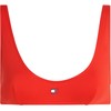 Tommy Jeans Women's Bikini Top Bralette Without Underwire, Red (Hot