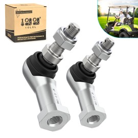 10L0L Outer Tie Rod End for Yamaha G22, G27, G29 Drive Gas and Electric Golf Cart 2003-Up, 2 Packs Ball Joint Kit, Replace OEM JU0-F3841-00, JU0-F3841-00-00