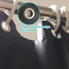 COEHSFY Waterproof Shower Curtain PEVA Bath Shower Curtains for Bathroom180cmx180cm