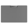 Horizontal Ledger 17 x 11 Aluminum Clipboard - Silver