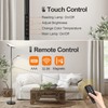 OUTON LED Floor Lamp, 27W/2400LM Modern Torchiere Lamp & 7W/