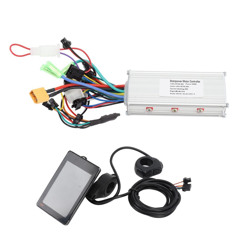 Electric Bike Brushless Controller M6T LCD Display 36/48V 500W ABS