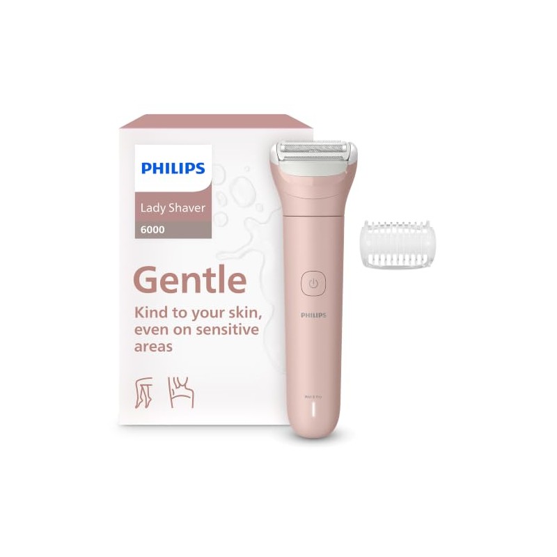 Philips Lady Shaver Serie 6000 Afeitadora Eléctrica para Mujer