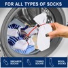 Wowangce 100 Pcs Sock Clips for Laundry Locks Your Socks