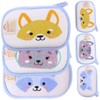 IWOWHERO 6Pcs Bath Mitts Exfoliating Gloves Cartoon Washcloths for Gentle