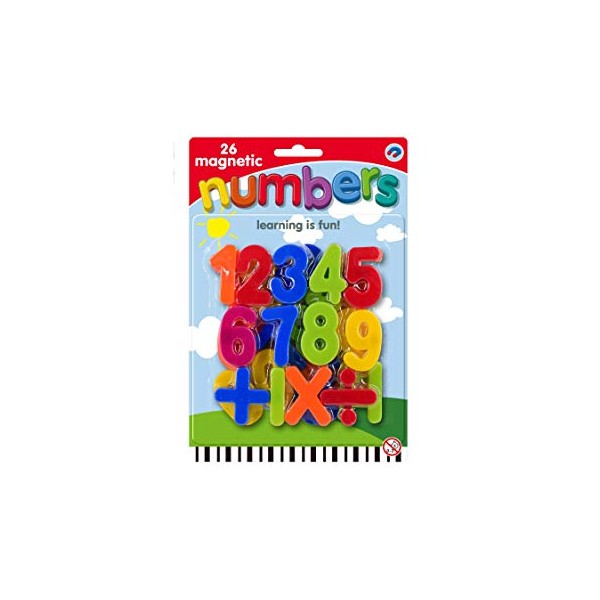 KandyToys 26 Piece Magnetic Numbers - Perfect for Educational Toys Fridge Magnets and Maths