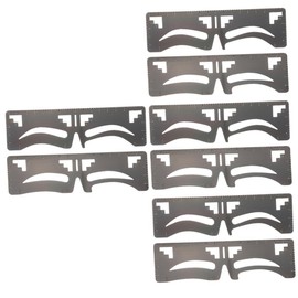 LALAFINA Sets Elegant Eyebrow Makeup Tools Guide Ruler Stencil Kit for Symmetry Pcs