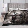 Algranben Wolf Throw Blanket Gifts for Adult Women Men Teens,