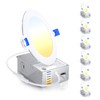 Ensenior 6 Pack 4 Inch Ultra-Thin LED Recessed Light with