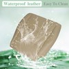 Priprilod Tan Leather Driver Side Bottom Replacement Seat Cover Compatible