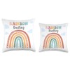 Rainbow Breathing Calming Corner Pillow, Classroom Calm Down Throw Pillow