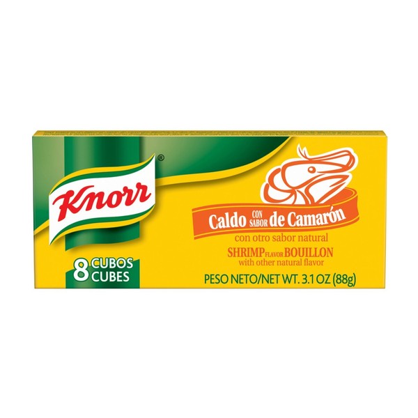 Knorr Bouillon Cubes, Shrimp 3.1 oz 3 Pack