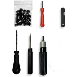 Motorcycle Tire Repair Insert Plugs, Outer Tire Puncture Repair Kit Mushroom Shaped Plugs Tubeless Tire Plugger Repair Kit for Motorcycle