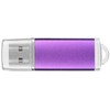 USB Flash Drive Transparent Cover Purple Portable Storage Memory Stick