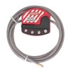 Tagout Cable Lock Adjustable Lockout Device Stainless Steel 4 Key