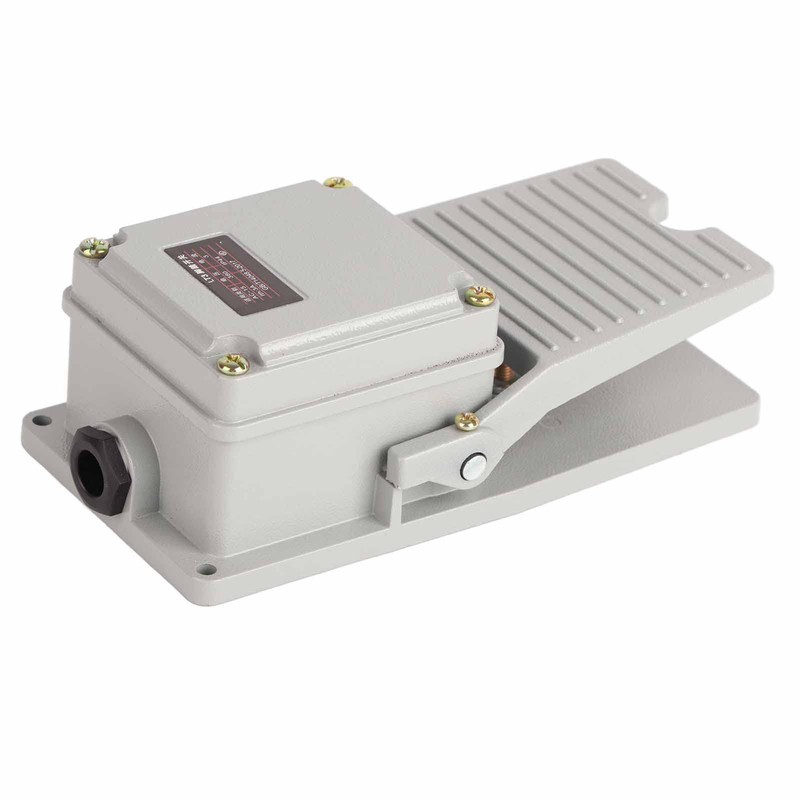 CaCaCook Foot Switch LT3, Aluminium Housing, Silver Contacts, ON-OFF Switch,