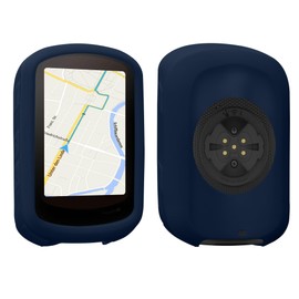 kwmobile Hülle kompatibel mit Garmin Edge 840 / Edge 540 - Silikon GPS Fahrrad Case Schutzhülle - in Dunkelblau