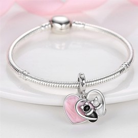 Mula 925 Silver Charms for Bracelets, Pendant Compatible with European Bracelets and Necklace for Women, Girls, Sterling Silver