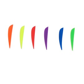 Capitano Arrow Vanes for Archery Arrows | Assorted Colors, Archery Wings | Hunting, Fishing, Archery, and Target Practice (Pack of 6)