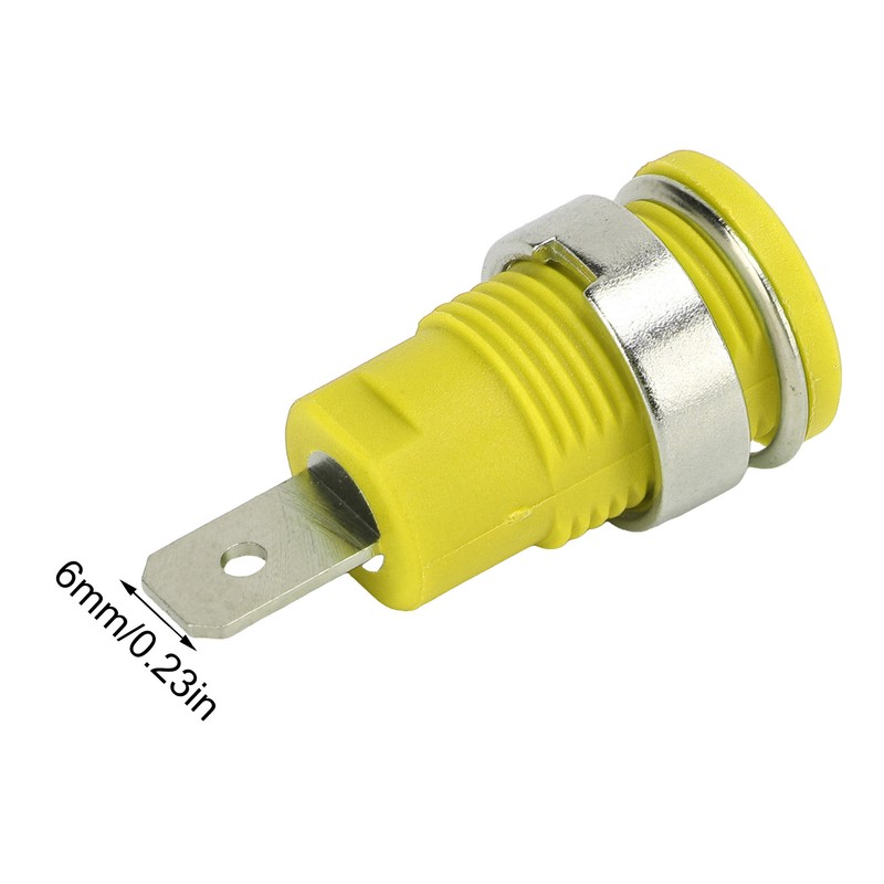 50Pcs Banana Socket 4mm High Current Discharge Long Service Life