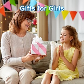 OYLOLA 8 9 10 11 12 13 14 Year Old Teen Girls Gifts, Christmas Birthday Gifts for Girls Kids Wallet Girls Wallet Teen Girl GiftsPreppy Stuff for Girls, Beige, A