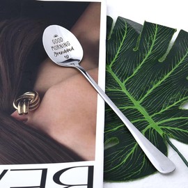 Grandad Christmas Gifts for Grandpa Papa Good Morning Granddad Spoon Gift for Grandfather Granddad Birthday Gifts for Papa Retirement Gift for Granddad Tea Coffee Lover Gifts for Grandad Spoon