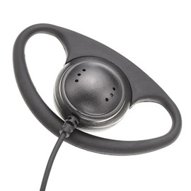 D Shape Earpiece for MOTOROLA 1 Pin TALKABOUT COBRA TLKR TLKR-T3, T5, T6, T7, T8, T9, T60, T80 Radio