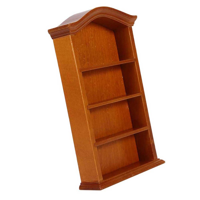1:12 Dollhouse Miniature Furniture Wood Bookcase Bookshelf Cabinet Home Decor