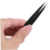 WOONEKY Eyes Brow Clip Isolating Tweezers 1.5mm Stainless Steel for