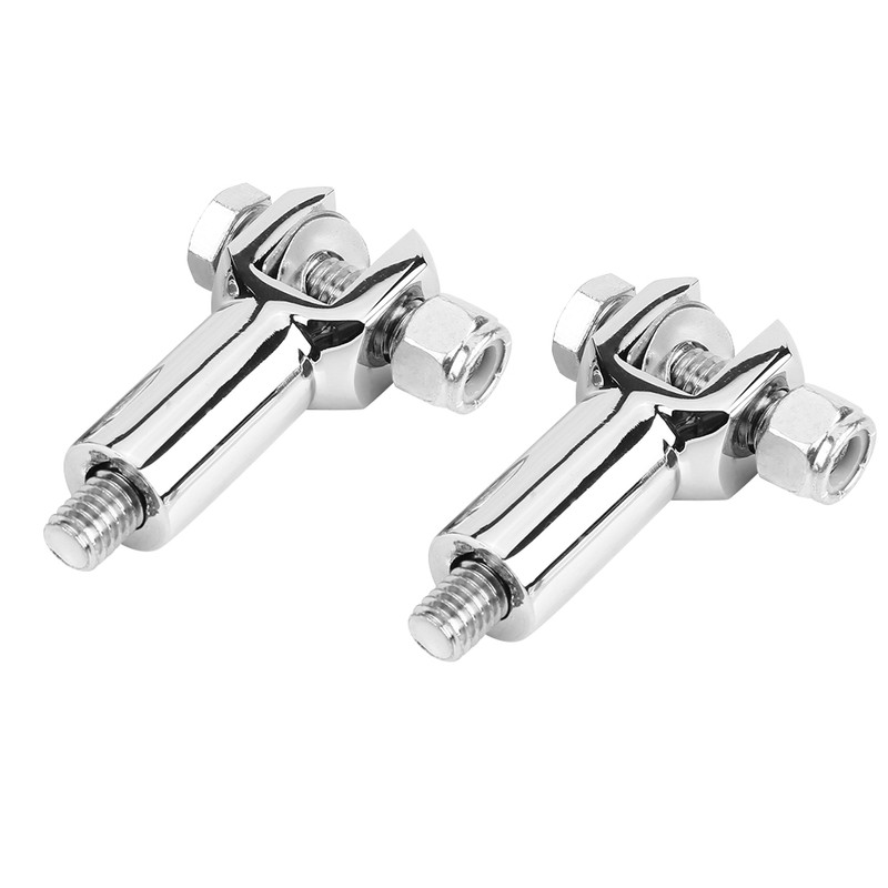 1 Pair Passenger Foot Pegs Support Mount Clevis Kit for