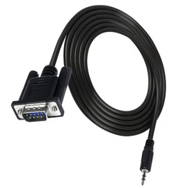 MTUERANC 3.5mm to RS232 Serial Adapter, 1/8 Inch Plug to DB9 9 Pin Male Serial Converter Cable 1.8M/6Feet